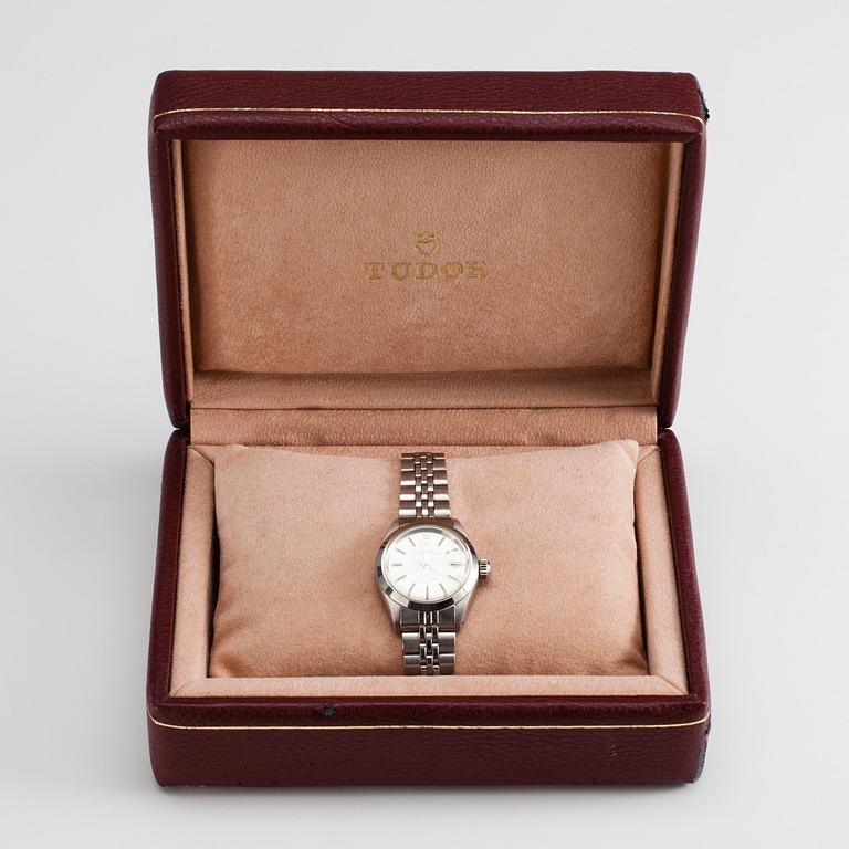 ARMBANDSUR, dam, stål, Tudor Princess Oystrdate. Originallåda, garantiintyg. 2000.