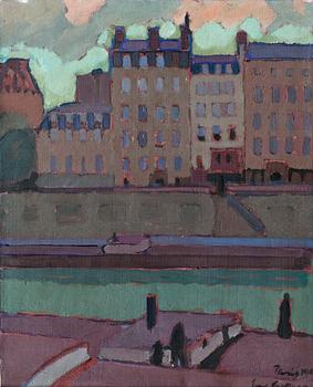 233. Eero Snellman, VIEW OF THE SEINE.