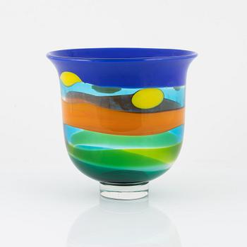 Berit Johansson, a vase, Salviati, 1991.