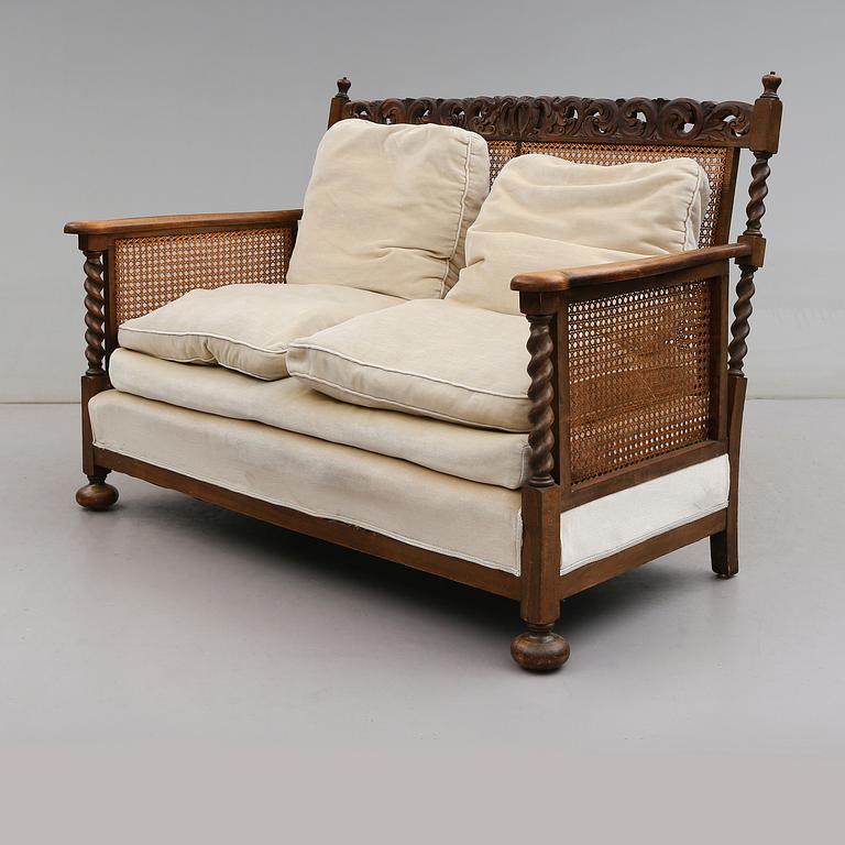 SOFFA, barockstil, omkring år 1900.