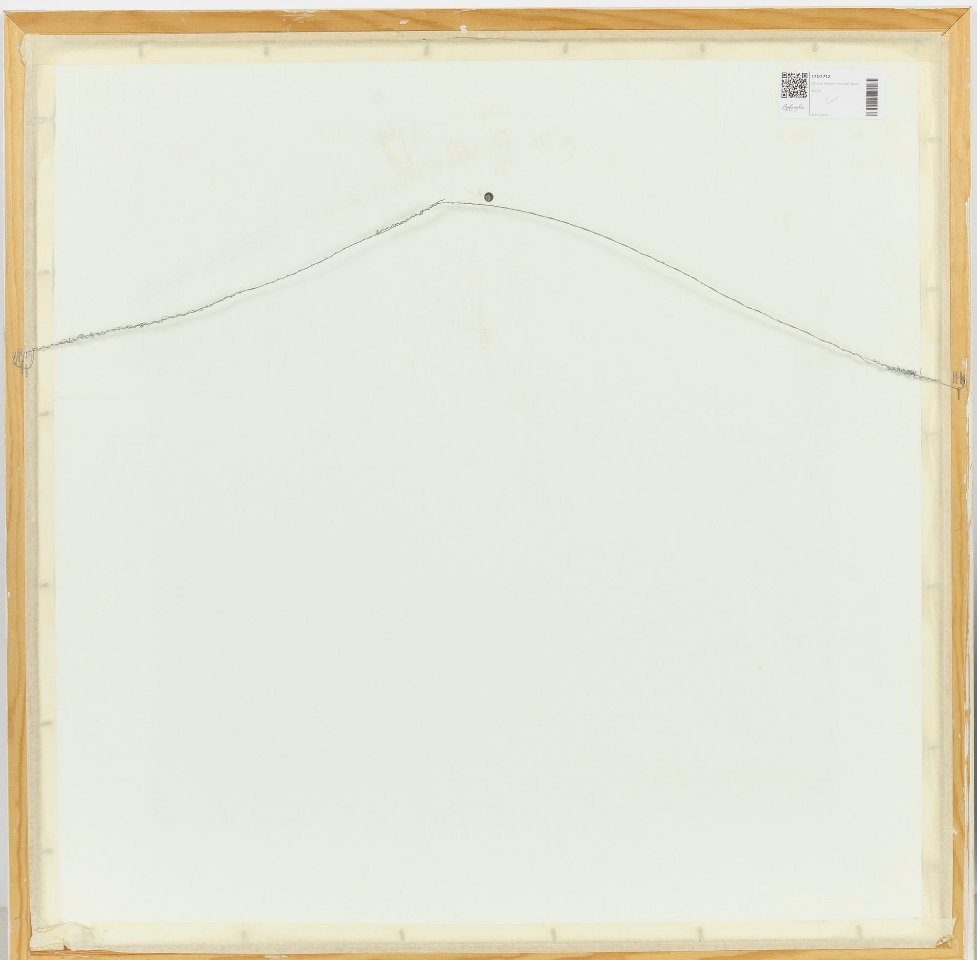 Ottavio Missoni, Utan titel.