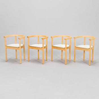 Ben af Schultén, a set of four late 20th century children's chairs, Artek, Finland.