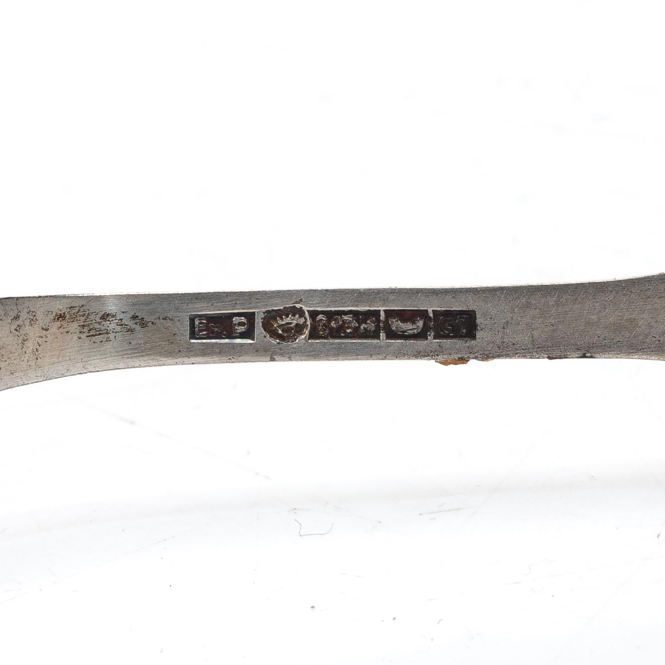 Bestick, 14 st, silver, Finland, bl a Hopeavalmiste, Helsingfors 1959.