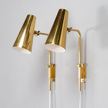 Paavo Tynell, a pair of mid-20th century '9459' wall lights for Taito.