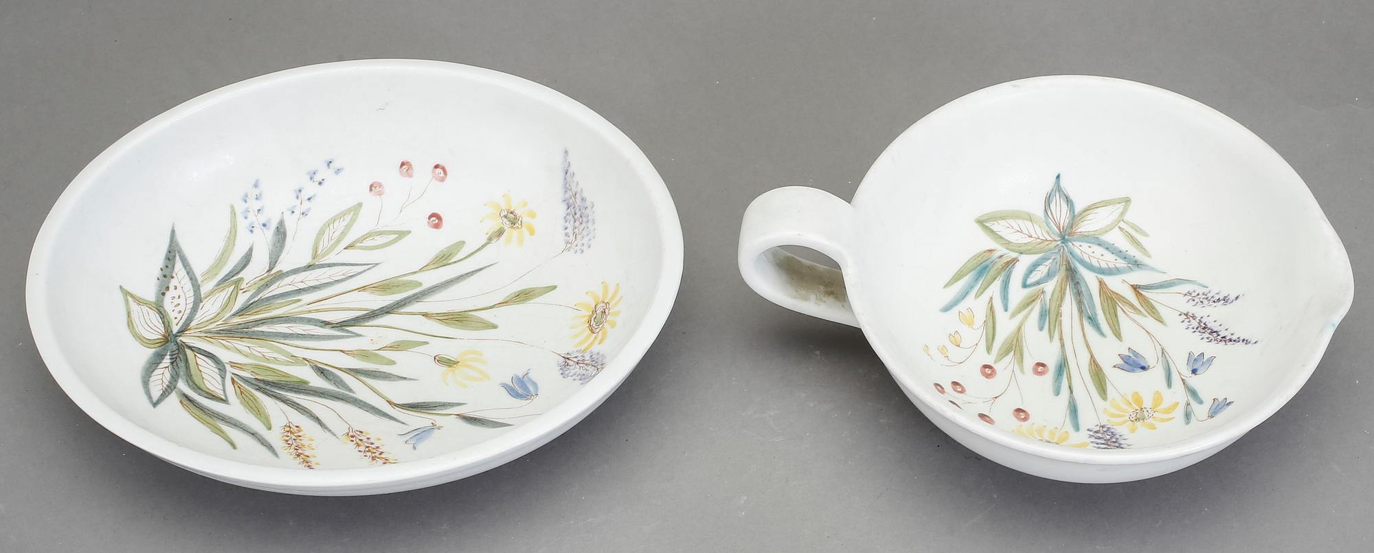 VASER OCH SKÅLAR, 4 delar, Lars Thorén, Rörstrand.