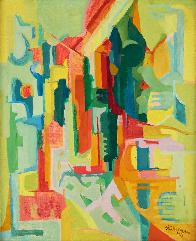 Siri Rathsman, "Alpskog i sol".