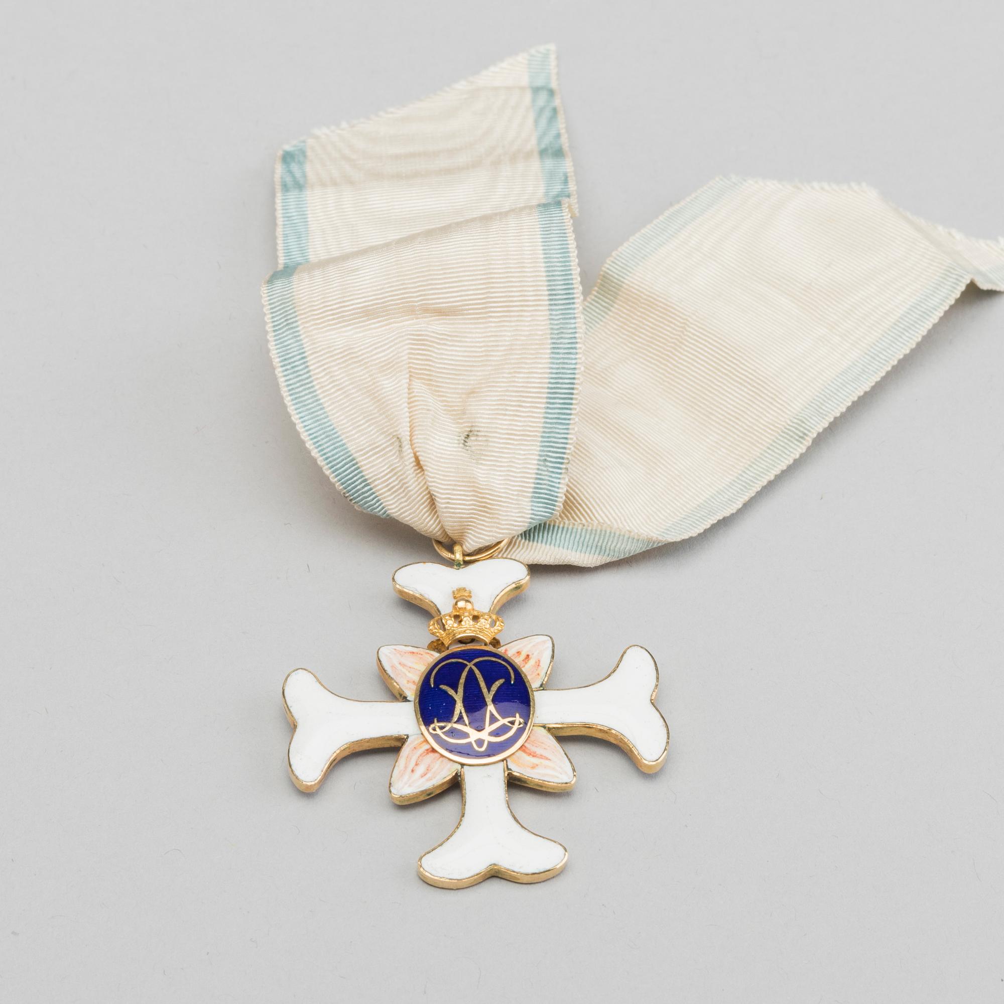 ORDENSTECKEN, Vadstena Adliga Jungfrustift 1900-tal.