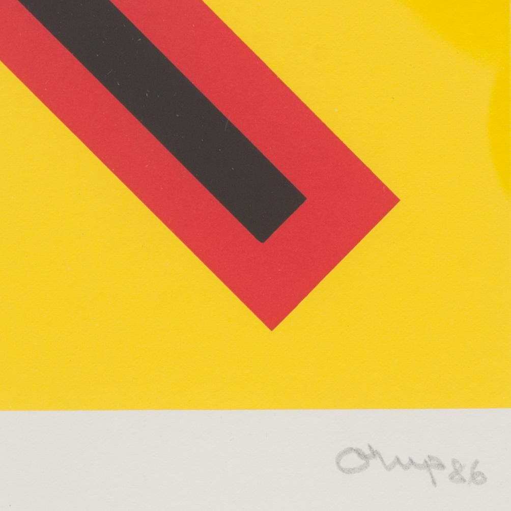 BENGT ORUP, färgserigrafi, signerad och numrerad 33/60, daterad -86.