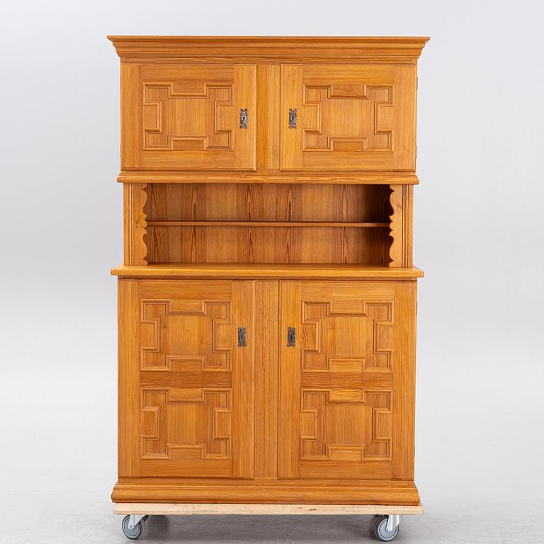 SVein Bjørneng, a pine cabinet, østre Gausdal, Norway, second half of the 20th century.