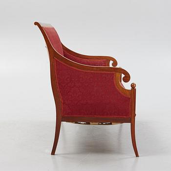 An empire style sofa, ca 20th Century.