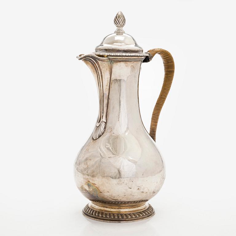 Andrew Fogelberg, Kaffekanna, sterlingsilver, London 1769.
