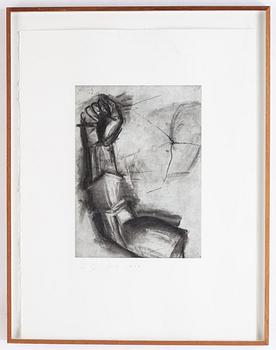 Jim Dine, etching with aquatint, signed and numbered 12/60, dated 1989.
