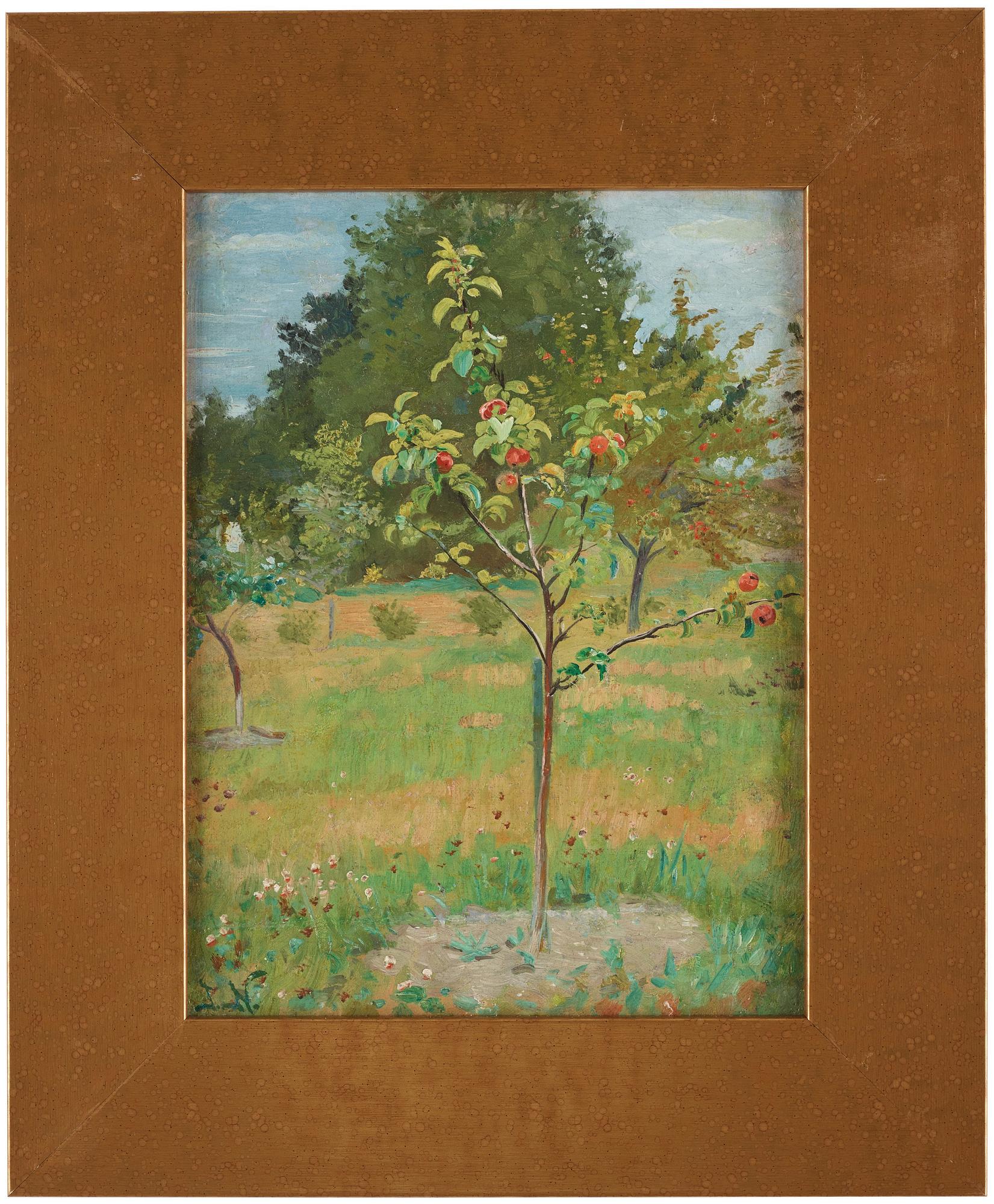 Jenny Nyström, The apple tree.