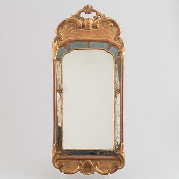 A Swedish Rococo mirror, second half of the 18th Century.