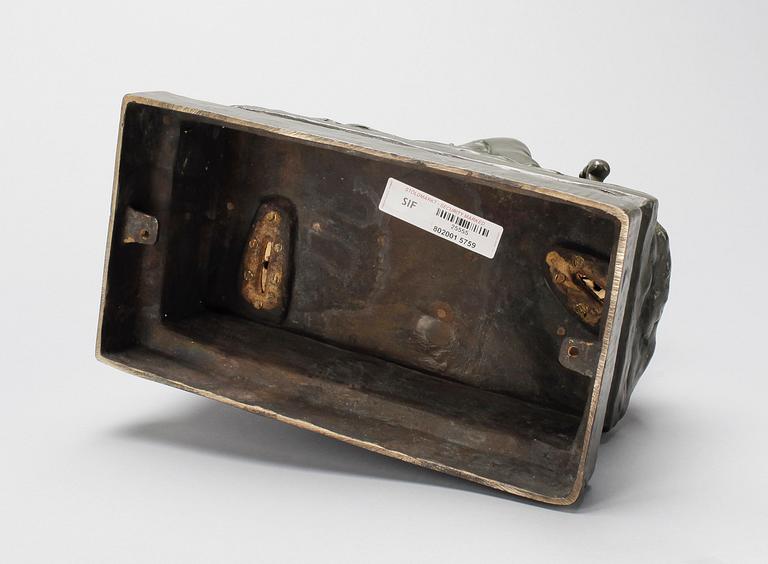 ALFRED OHLSON, skulptur, brons, signerad, gjutarstämpel Otto Meyers Eftr.