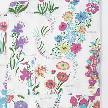 Josef Frank, five curtains, 'California', Firma Svenskt Tenn, Sweden.