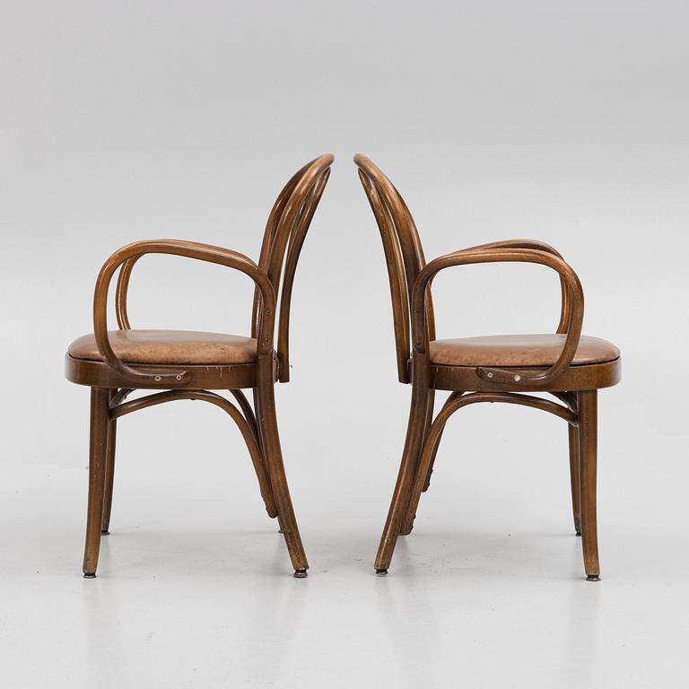 A set of six chairs, second half of the 20th Century.