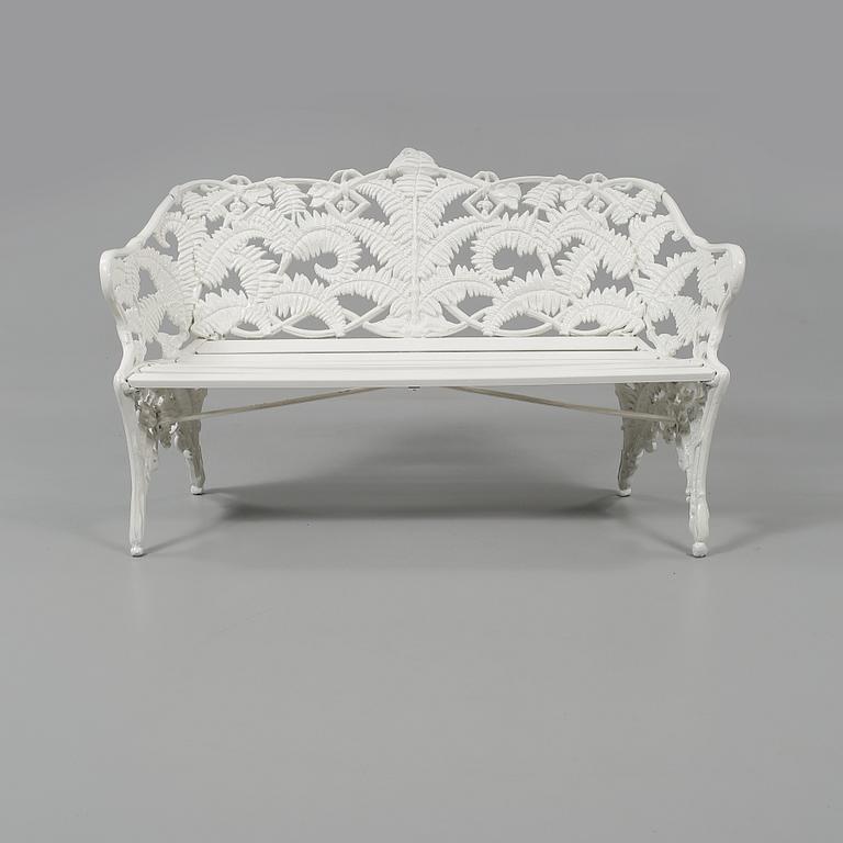 TRÄDGÅRDSOFFA, Melins Metallgjuteri, Anderstorp, 1900-talets andra hälft/2000-talets början.