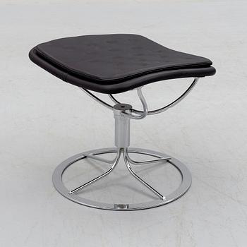 BRUNO MATHSSON "JETSON" CHAIR WITH STOOL by Bruno Mathsson, DUX.