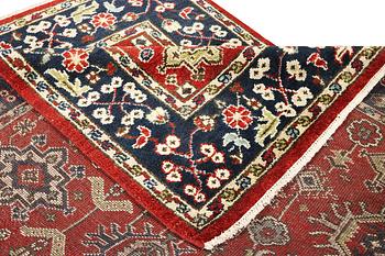 A carpet, Mamluk design, c. 308 x 242 cm.