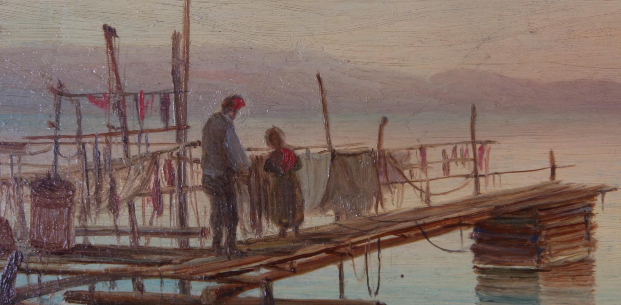 PER WILHELM CEDERGREN, olja på pannå, sign.