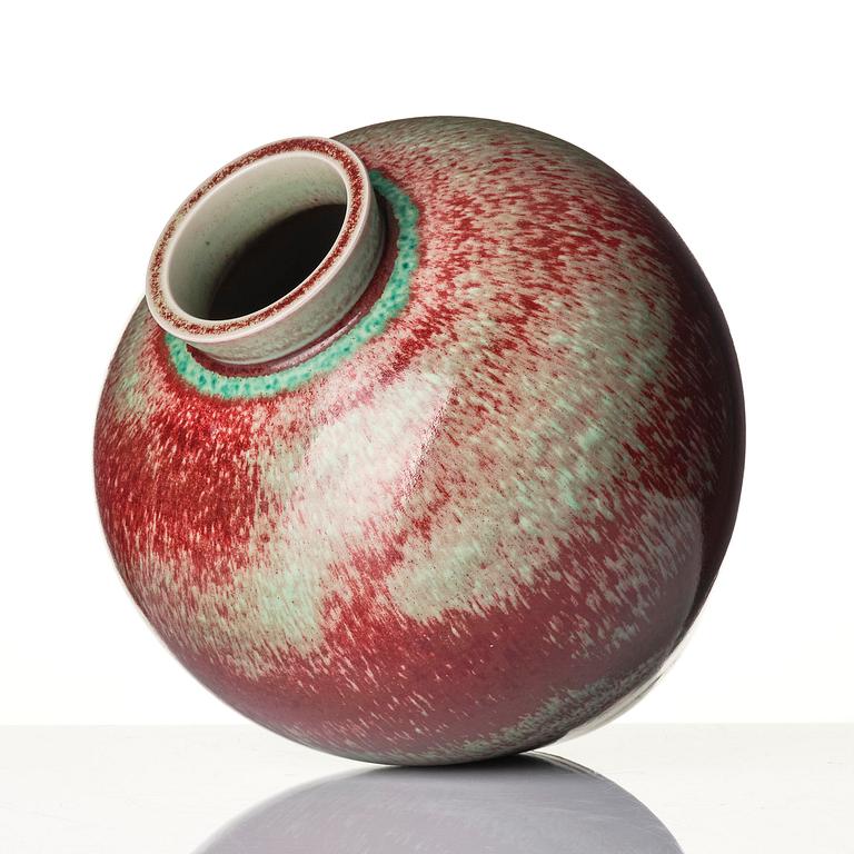 Berndt Friberg, a stoneware vase, Gustavsberg Studio 1962.