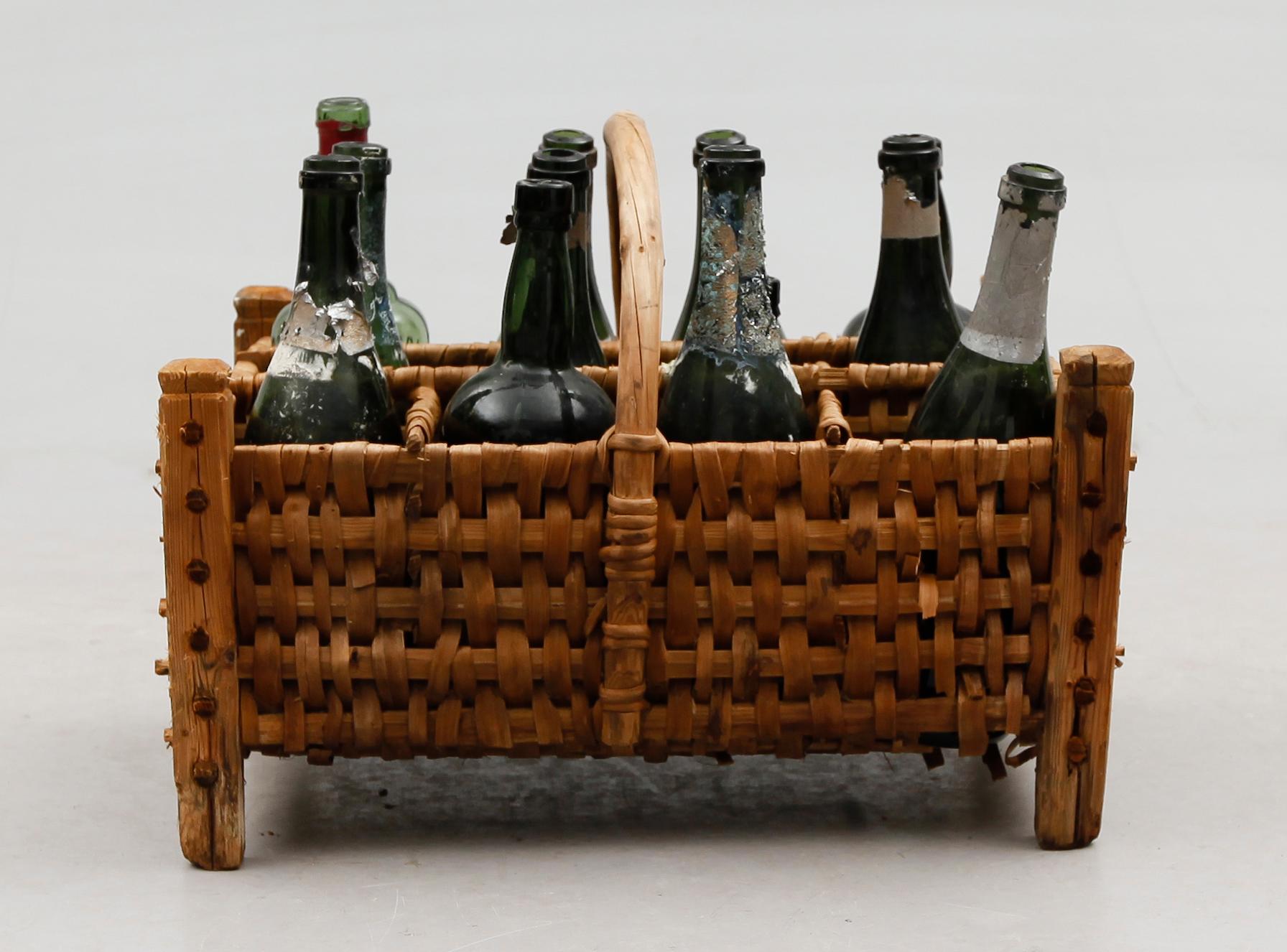 FLASKKORG, 1800-/1900-tal.