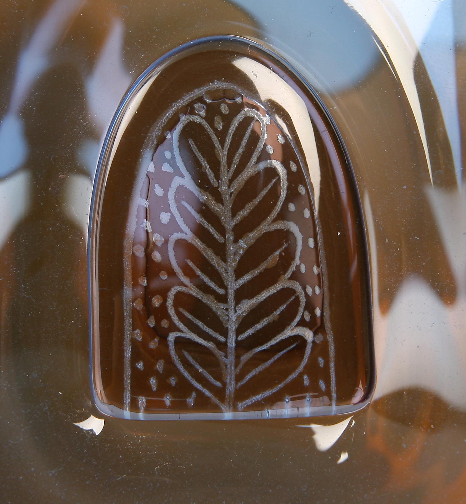 SKÅL, glas. Gunnar Cyrén, Orrefors, -83.