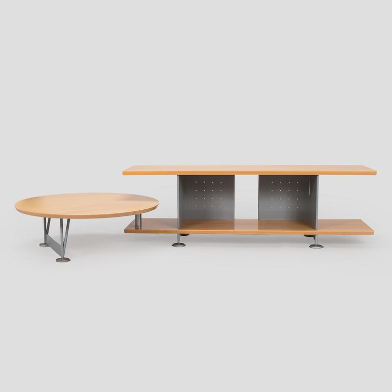 A sideboard / TV stand, Ligne Roset, 2000s.