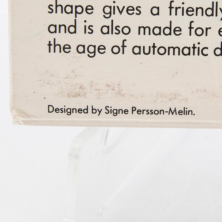 Signe Persson-Melin, a set of 44 + 13 pcs of cutlery Boda Nova stoneware 1970s.
