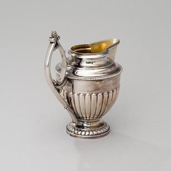 RYSK KAFFESERVIS I FEM DELAR, silver, St:Petersburg ca 1898, okänd guldsmed.