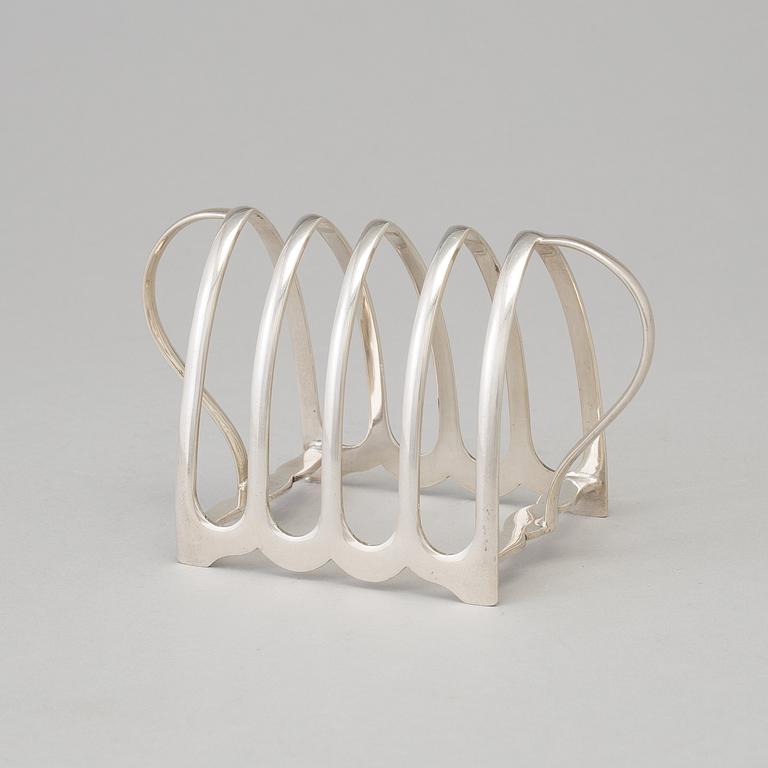 TOASTRACK, silver, Henry Atkins, Sheffield 1929.