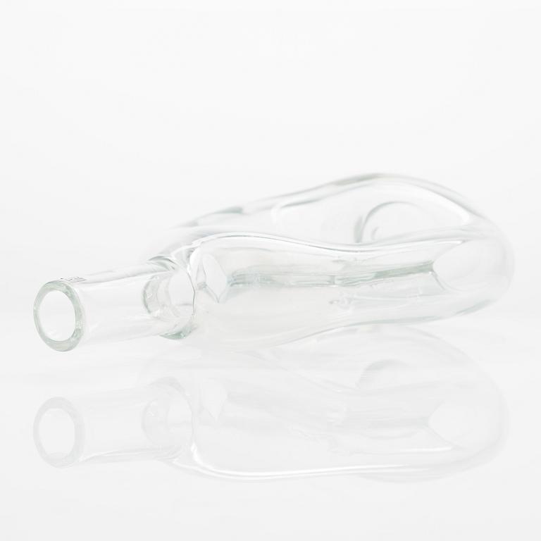 Oiva Toikka, flaska, signerad Oiva Toikka Nuutajärvi Notsjö.