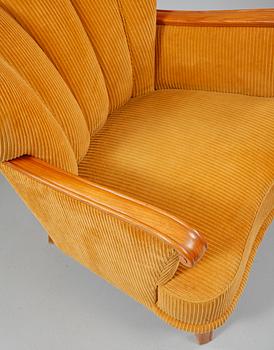 FÅTÖLJER, ett par, 1900-talets andra kvartal.