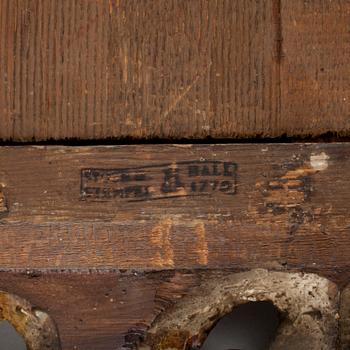 A Swedish Rococo 1770's mirror by J. Åkerblad.