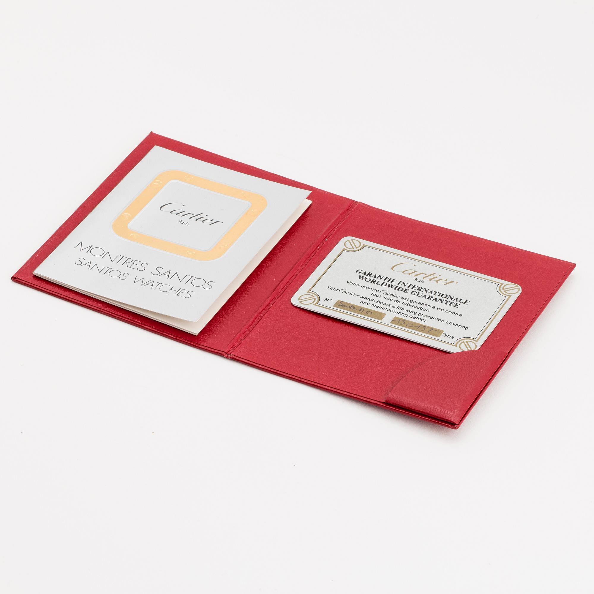 Cartier, Santos Carree, wristwatch, 29 x 29 (41) mm.