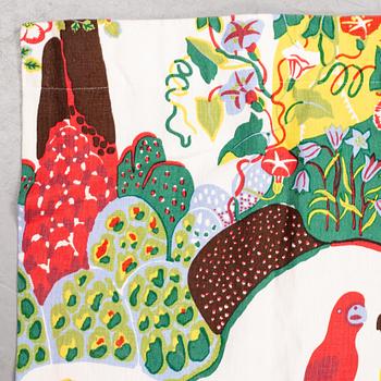 Josef Frank, gardiner, ett par, "Himalaya", Svenskt Tenn, tyg formgivet 1950.