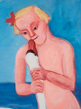 Lena Cronqvist, "Flicka med svan".