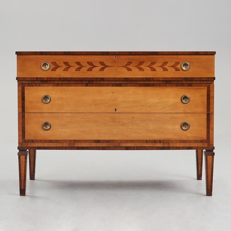 Ernst Spolén, skrivbyrå, sannolikt utförd av snickarmästare Carl Bergsten, 1920-30-tal.