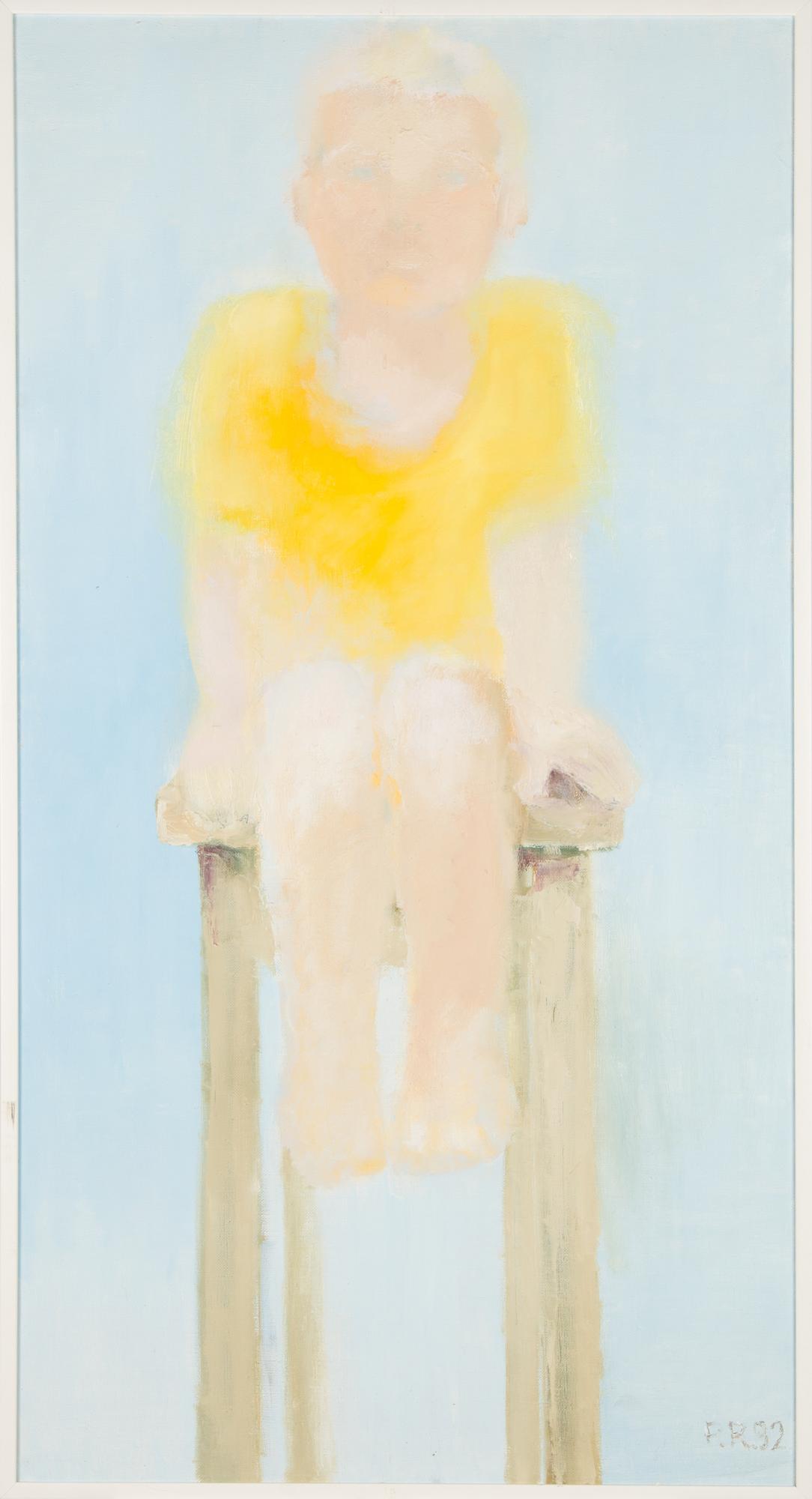 Piret Rohusaar, oil on canvas, signed and dated -92.