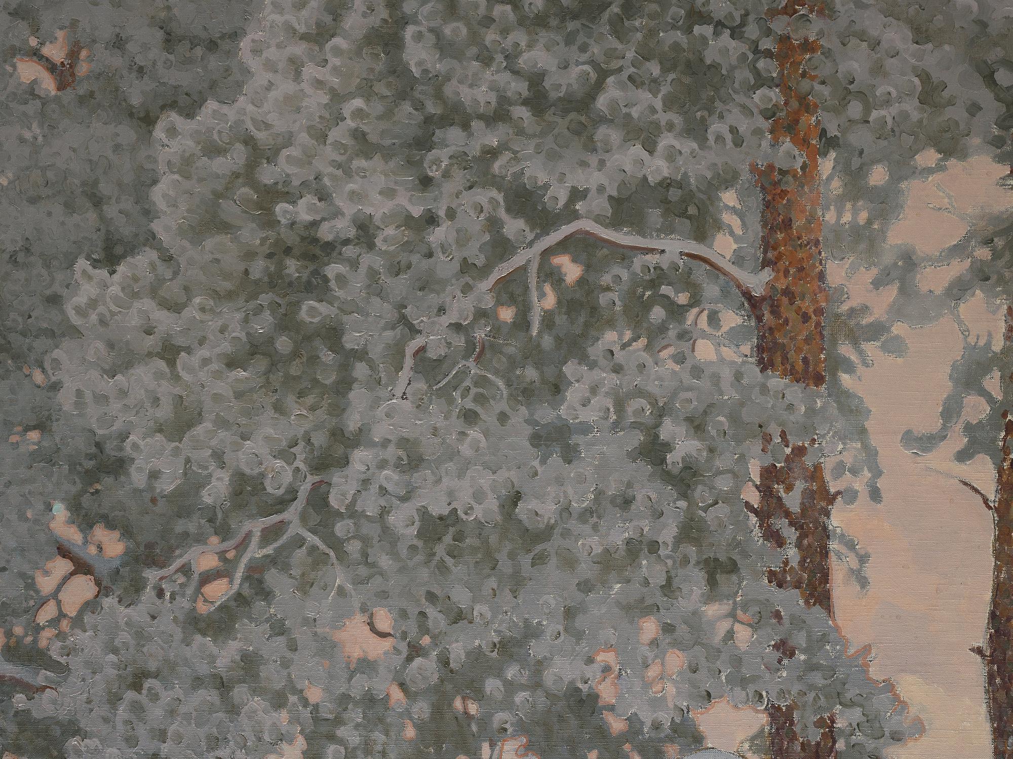 Gustaf Fjaestad, Winter scene from Glava.