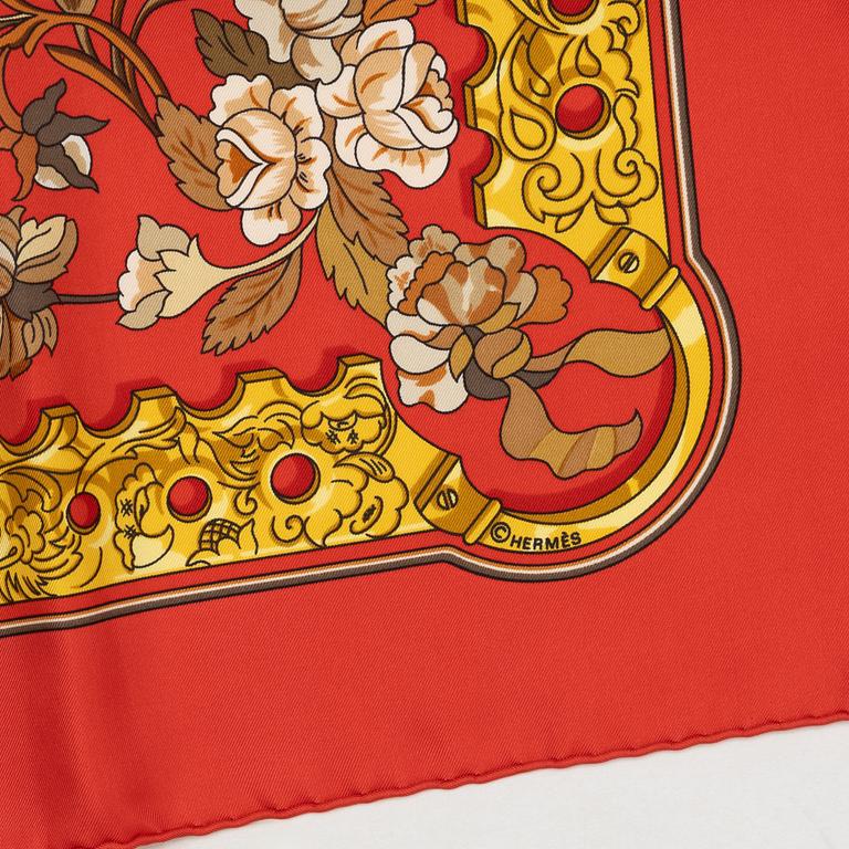Hermès, scarf, "Copeaux".