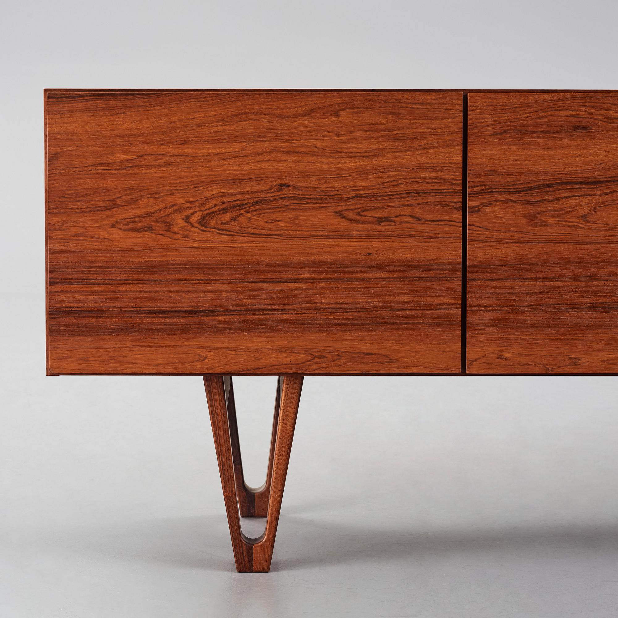 Ib Kofod-Larsen, a rosewood veneered sideboard, Seffle Möbelfabrik, Sweden 1960s.