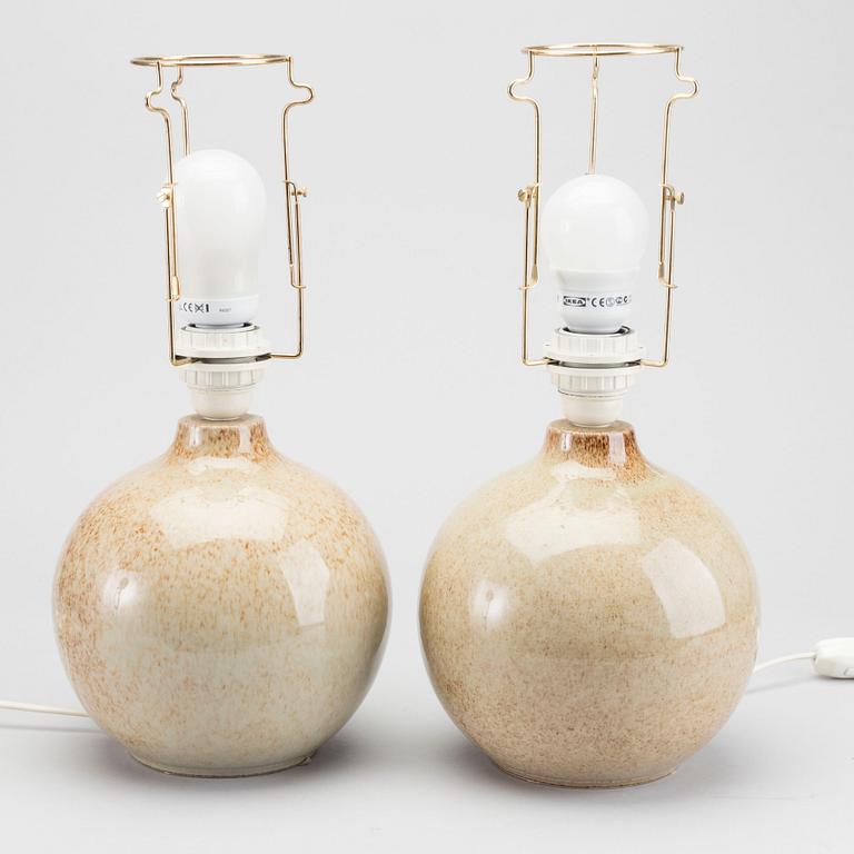 KENT ERIKSSON, a pair of table lamps, Designhuset, late 20th century,