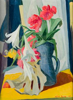 Väinö Hervo, Stilleben med liljor och vallmo.