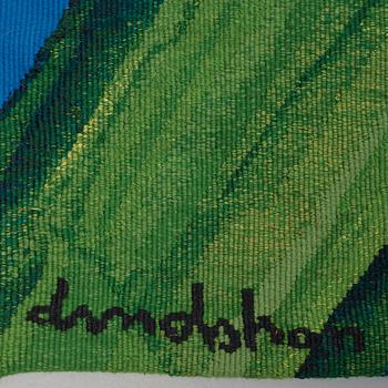 TAPESTRY. "Lejonöverfallet". Tapestry weave. 294 x 318,5 cm. Signed Lindstrom A3.