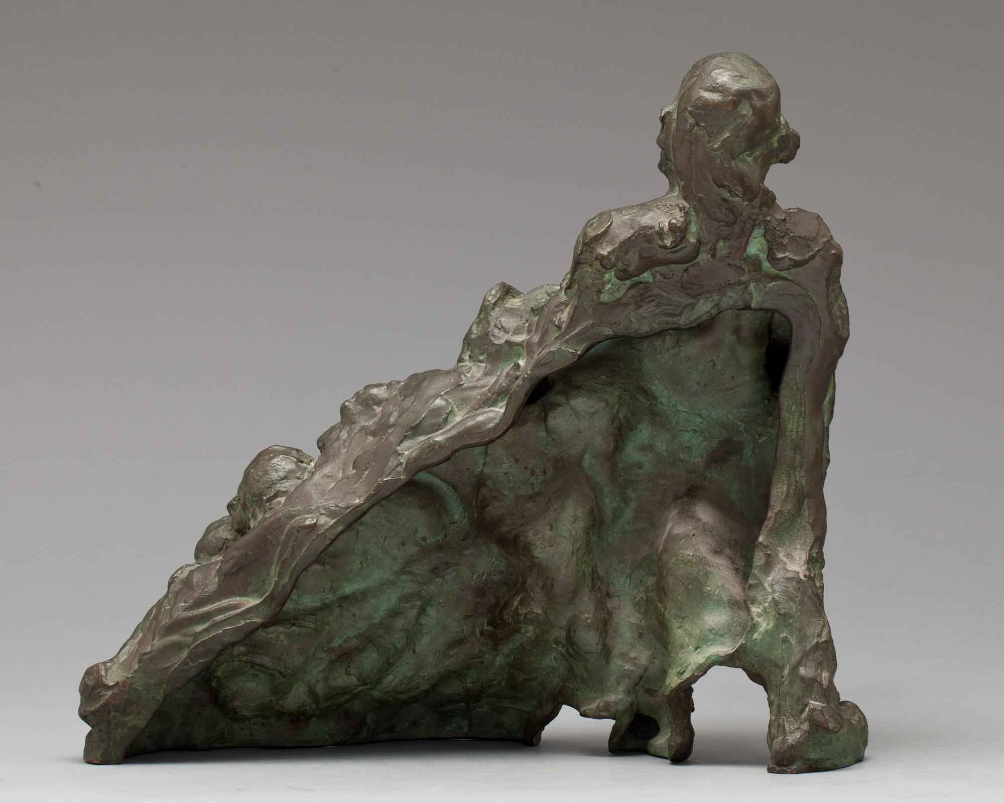 AXEL EBBE, skulptur, brons, signerad.