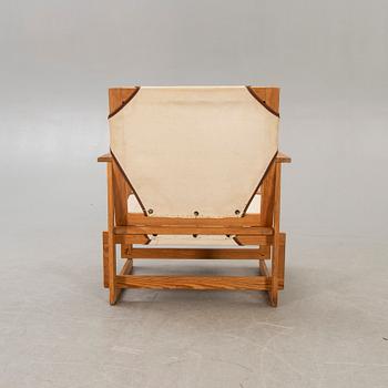 A possibly Danish 1660/70s pine armchair.