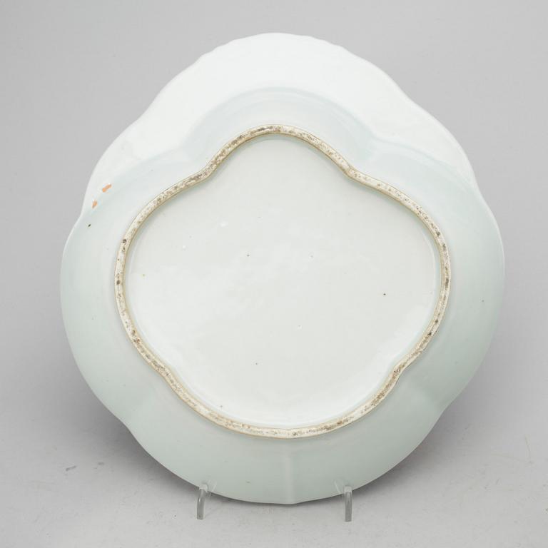 SERVISDELAR, 4 stycken, Kina tidigt 1800-tal.