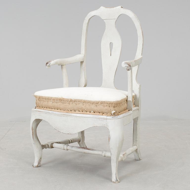 KARMSTOL, rokoko, 1700-talets slut.